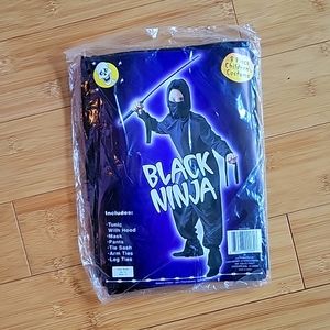 ninja costume. kids one size